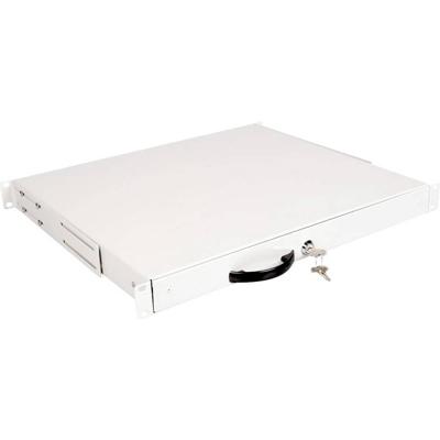 ROLINE 19-inch toetsenbordlade 1 U, 400mm diep afsluitbaar grijs