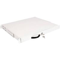 ROLINE 19-inch toetsenbordlade 1 U, 400mm diep afsluitbaar grijs - thumbnail