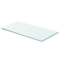 Wandschap transparant 60x25 cm glas - thumbnail
