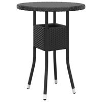 5-delige Loungeset poly rattan zwart - thumbnail