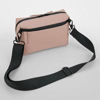 Atlantis BG334 Matte PU Cross Body Bag - Nude-Pink - 20 x 15 x 6 cm - thumbnail