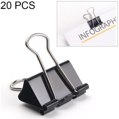 20st 51 mm zwart metalen Clip Notes brief paperclip Office Bind 20st 51 mm zwart metalen Clip Notes brief paperclip Office Bind