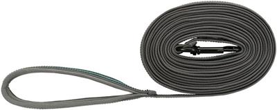 TRIXIE HONDENRIEM SLEEPLIJN FUSION GRAFIET GRIJS / OCEAAN BLAUW 15 MTRX1,7 CM