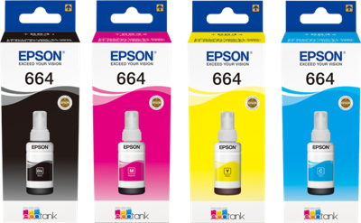 Epson T664 Inktflesjes Combo Pack Epson T664 Inktflesjes Combo Pack