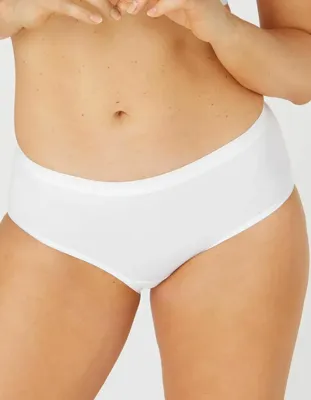 2-pak dames slip - midi comfort - badstof kruisje - Dames onderbroek - dames ondergoed - L - Wit - Onderbroek - Ondergoed - L - Onderbroek - - L -