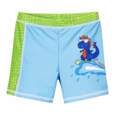 Playshoes zwemshort Dino Blauw Groen-86-92