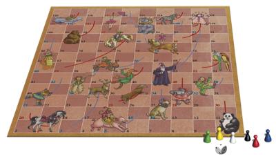 Selecta Bordspel spellen van toen -circus/slangen en ladders