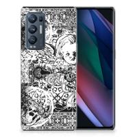 Silicone Back Case OPPO Find X3 Neo Skulls Angel - thumbnail
