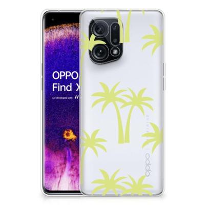 OPPO Find X5 | TPU Case | Palmtrees