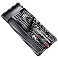 Facom Module Foam | 6-kant Metrische Doppen | 1/4" - 46 Stuks - R.161B - MODM.R161-36PB - thumbnail