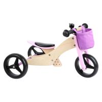 Trainingsfiets 2-in-1 Trike Roze - thumbnail