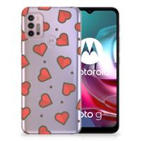 Motorola Moto G30 | G10 | TPU bumper | Hearts - thumbnail