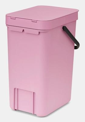 Brabantia Sort & Go afvalemmer 12 liter Lilac Pink