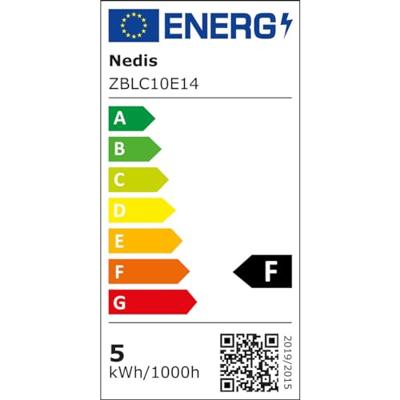 Nedis SmartLife Multicolour Lamp | Zigbee 3.0 | E14 | 470 lm | 4.9 W | RGB / Warm tot Koel Wit | 2200 - 6500 K | Android / IOS | Kaars | 1 Stuks -