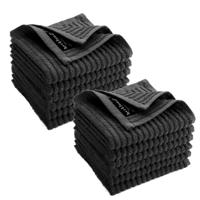 Byrklund Vaatdoek Clean & Shiny Zwart - 12 stuks - thumbnail