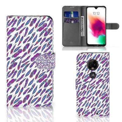 Motorola Moto G7 | G7 Plus | Telefoon Hoesje | Feathers Color Motorola Moto G7 | G7 Plus | Telefoon Hoesje | Feathers Color
