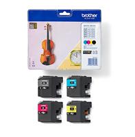 Brother inktcartridge, 1.200 pagina&apos;s, OEM LC-127XLVALBP, 4 kleuren - thumbnail