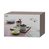 L.S.A. Dine Serveerplank met 4 Schalen Assorti - thumbnail