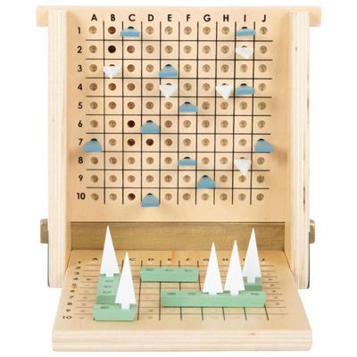 Small Foot houten strategie spel slag om de schepen Small Foot houten strategie spel slag om de schepen