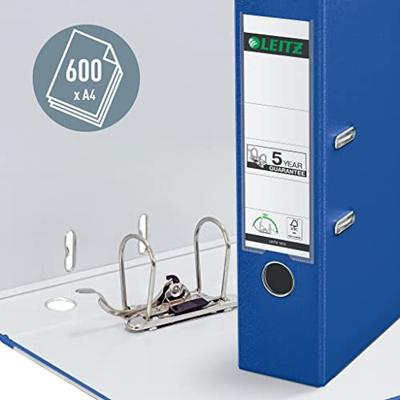 Leitz 180° ordner, A4, uit PP, rug van 8 cm, donkerblauw Leitz 180° ordner, A4, uit PP, rug van 8 cm, donkerblauw