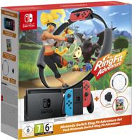 Nintendo Switch Console (Rood/Blauw) + Ring Fit Adventure (Voordeelbundel) - thumbnail