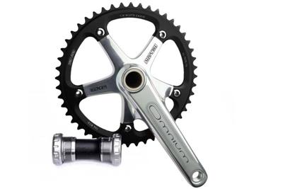 Sram Omnium Crankset 48T 165mm Zilver Sram Omnium Crankset 48T 165mm Zilver
