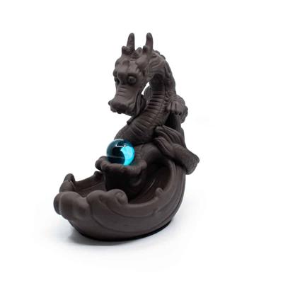 Backflow Wierook Houder Waterval Draak Keramiek (20 cm) - B-STOCK Backflow Wierook Houder Waterval Draak Keramiek (20 cm) - B-STOCK