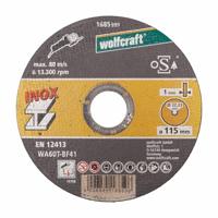 Wolfcraft 8462000 Diamanten doorslijpschijf 115 mm 10 stuk(s) RVS, Metaal - thumbnail