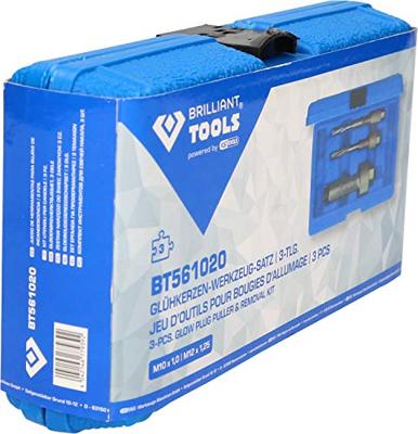 Brilliant Tools BT561020 Gereedschapsset voor gloeibougies, 3-delig Brilliant Tools BT561020 Gereedschapsset voor gloeibougies, 3-delig