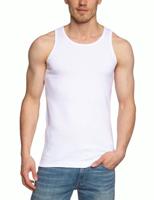 Garage Singlet semi bodyfit White (art 0401) - thumbnail