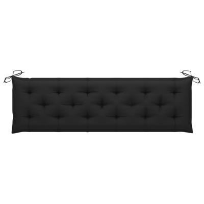 VidaXL Tuinbankkussen 180x50x7 cm oxford stof zwart