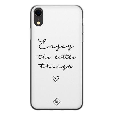 iPhone XR siliconen hoesje - Enjoy life
