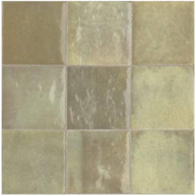 Wandtegel beige Marazzi Zellige 10x10cm salvia glans