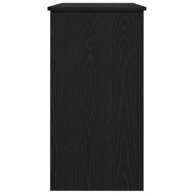 Bureau 80x40x75 cm bewerkt hout zwart Bureau 80x40x75 cm bewerkt hout zwart