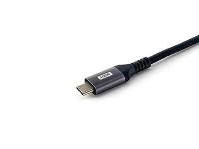 Equip 128893 USB 2.0 0.48Gbps 100W USB Type-C - USB Type-C (haaks horizontaal) 3m Equip 128893 USB 2.0 0.48Gbps 100W USB Type-C - USB Type-C (haaks horizontaal) 3m
