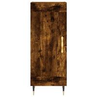 Dressoir 34,5x34x90 cm bewerkt hout gerookt eiken - thumbnail