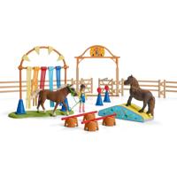 Schleich horse club pony behendigheidstraining 42481 - thumbnail