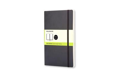 Moleskine notitieboek, ft 9 x 14 cm, effen, soepele cover, 192 bladzijden, zwart Moleskine notitieboek, ft 9 x 14 cm, effen, soepele cover, 192 bladzijden, zwart
