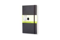 Moleskine notitieboek, ft 9 x 14 cm, effen, soepele cover, 192 bladzijden, zwart - thumbnail