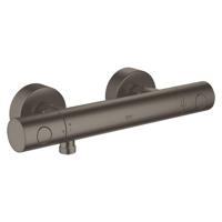 Thermostaatkraan GROHE Grohtherm 1000 Cosmopolitan M Opbouw Douchekraan Hard Graphite Geborsteld - thumbnail