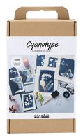 Creativ Company Hobbyset cyanotypie, blauw, 1 doos - thumbnail