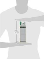 Leitz rugetiketten, zelfklevend, ft 6,1 x 19,1 cm, pak van 10 stuks, grijs - thumbnail