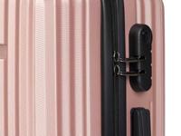 Kofferset Roze Strepen 3 Onderdelen - thumbnail