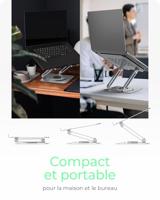 ICY BOX IB-NH300-R Laptopstandaard Zilver 43,2 cm (17 ) - thumbnail