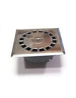 Afvoer Tecnoagua T-88 I PVC Roestvrij staal 16,5 x 16,5 x 5 cm 5 cm Verticaal - thumbnail