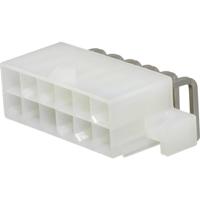 Molex 39291128 Female header, inbouw (standaard) Totaal aantal polen: 12 Rastermaat: 4.2 mm Inhoud: 1 stuk(s) Bag - thumbnail