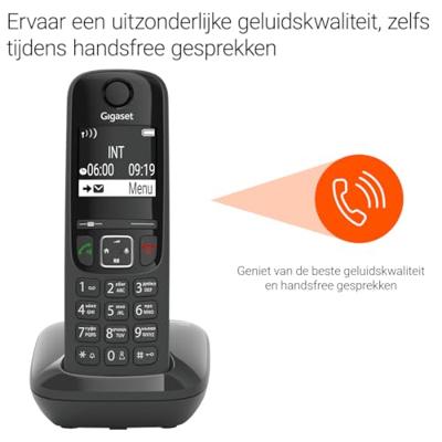 Gigaset AS690R Trio DECT Telefoon Zwart