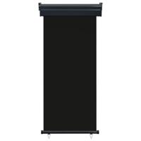 Balkonscherm 85x250 cm zwart - thumbnail