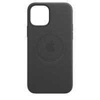 Apple Leather MagSafe Case iPhone 12 Pro Max Black - thumbnail