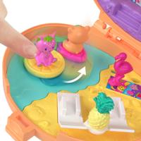 Polly Pocket Speelset - MATTEL - JKC79 - Afneembaar pluche speeltje - Schommelhangmat - Draagbare sleutelhanger - thumbnail
